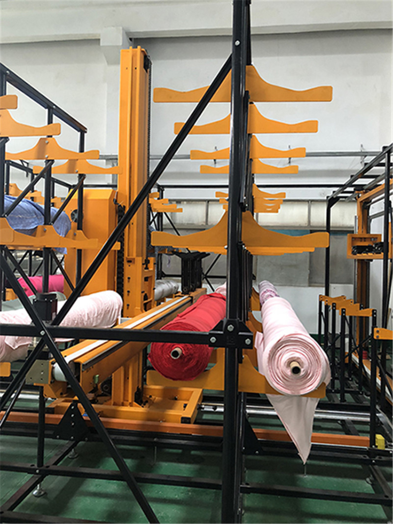 Video of intelligent warehouse in textile industry
